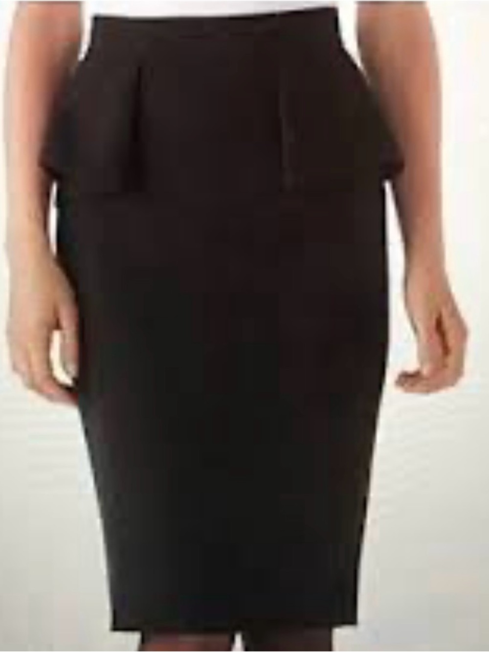 NWT Tahari Milly Peplum Pencil Skirt Flattering Professional Office Boss Work